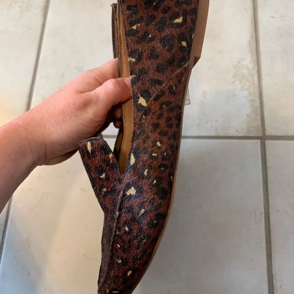 Madewell | Frances Skimmer calf hair animal print flats